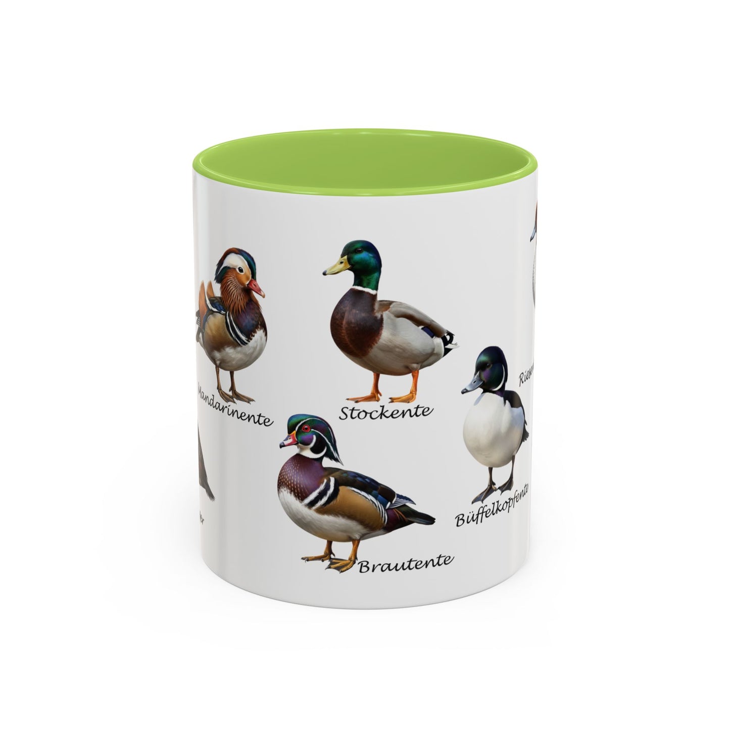 Tasse mit Entenarten: – Accent Coffee Mug und Birds Design Stil