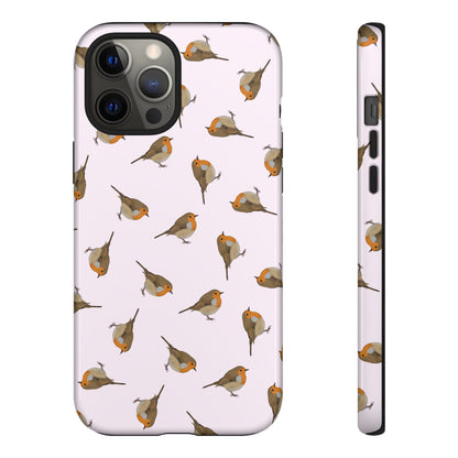 Rotkehlchen Handyhülle – animal lover und bird phone Stil