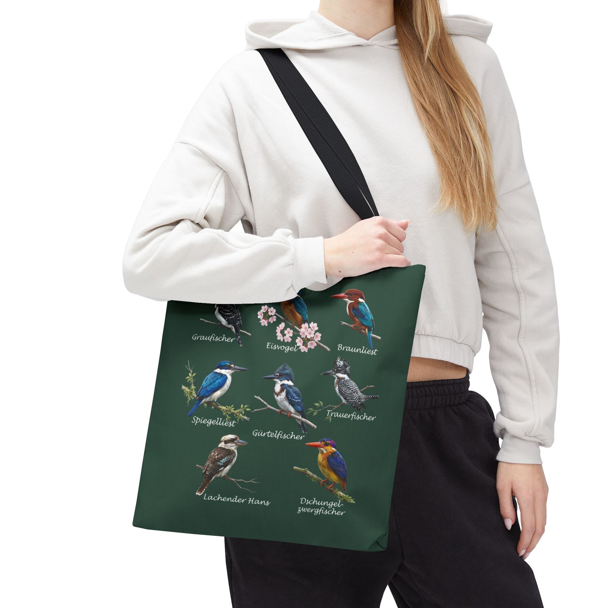 Eisvogel Tragetasche in Black