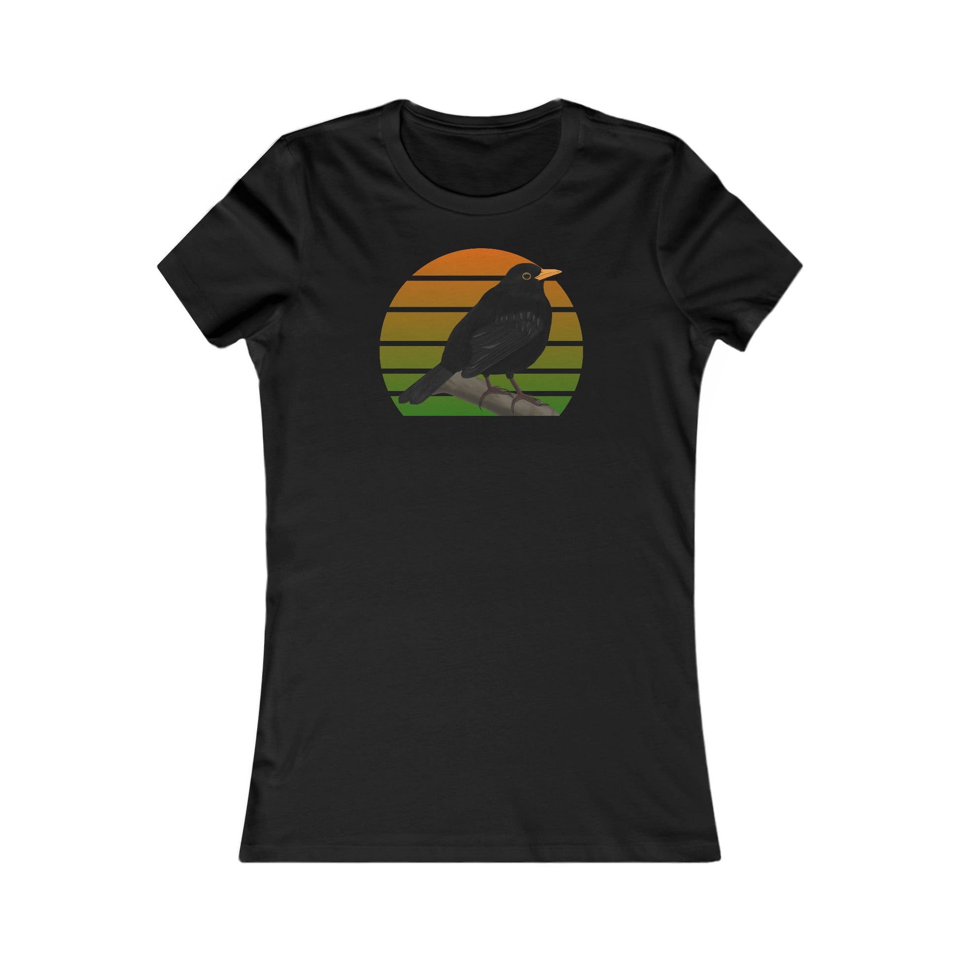 Amsel Vogel T-Shirt für Frauen Vogelfreunde und Vogelbeobachter