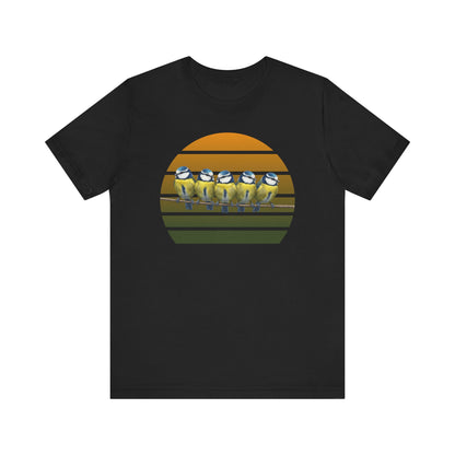 Blaumeisen Premuim T-Shirt | Geschenk für Vogelbeobachter | jz.birds