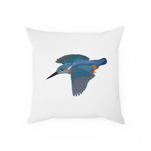 Eisvogel Vogel Kissen – Dekokissen mit Vogelmotiv für Vogelliebhaber und Vogelbeobachter