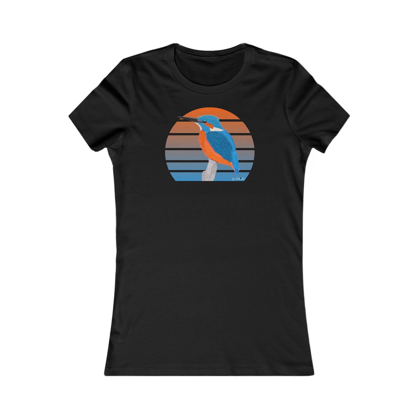 Eisvogel Vogel T-Shirt für Frauen Vogelfreunde und Vogelbeobachter