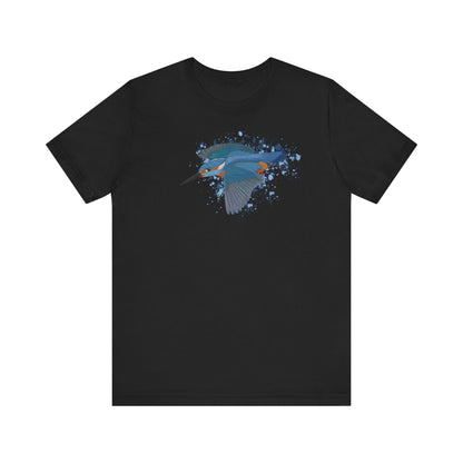Eisvogel im Flug Vogel T-Shirt für Vogelfreunde