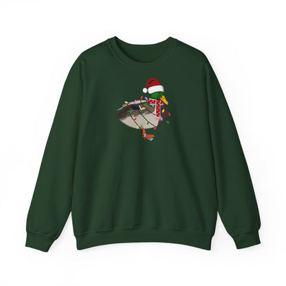 Ente Weihnachts-Sweatshirt | Unisex Vogel Sweater für Vogelfreunde & Vogelbeobachter