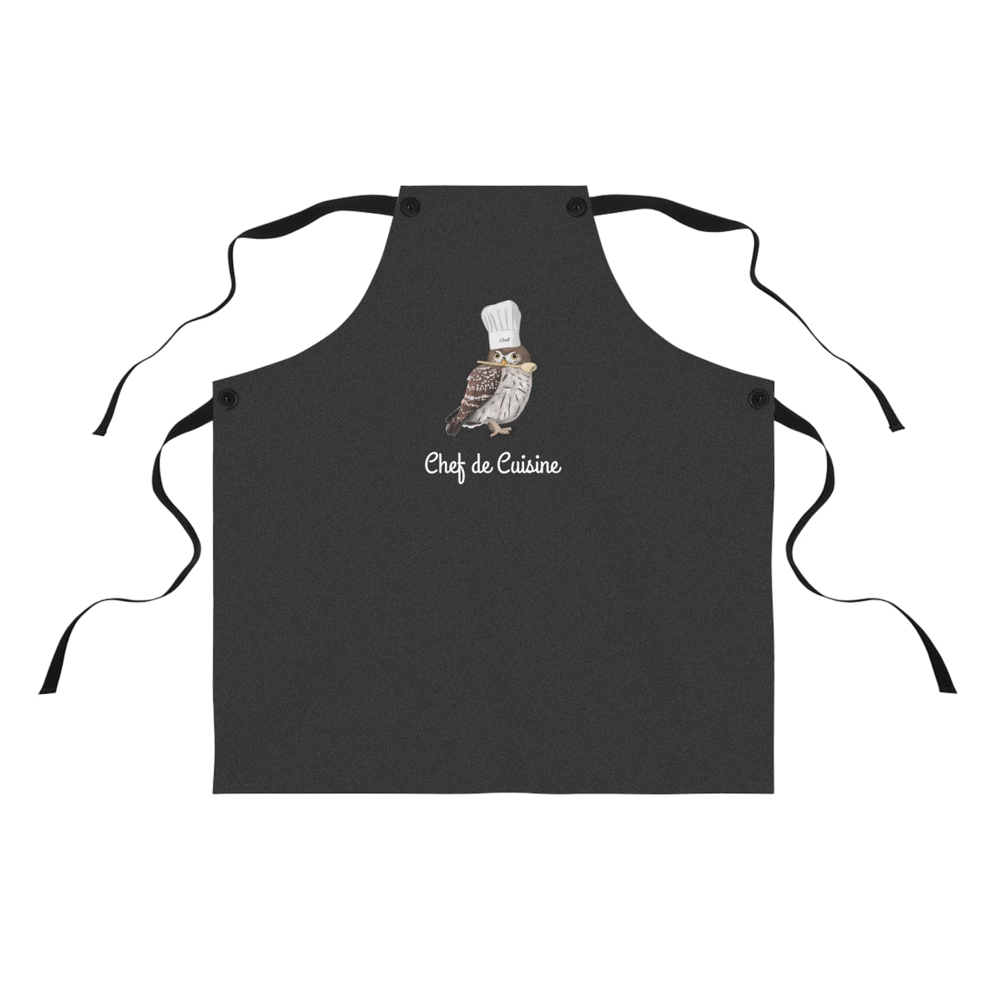 Eulen Schürze Chef de Cuisine | Lustiges Geschenk für Hobbyköche | jz.birds