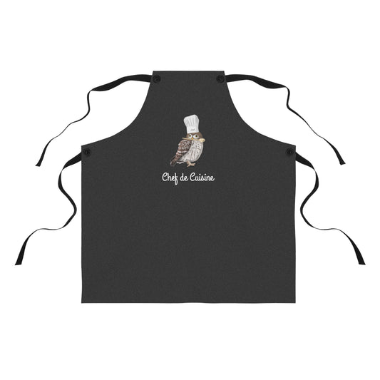 Eulen Schürze Chef de Cuisine | Lustiges Geschenk für Hobbyköche | jz.birds