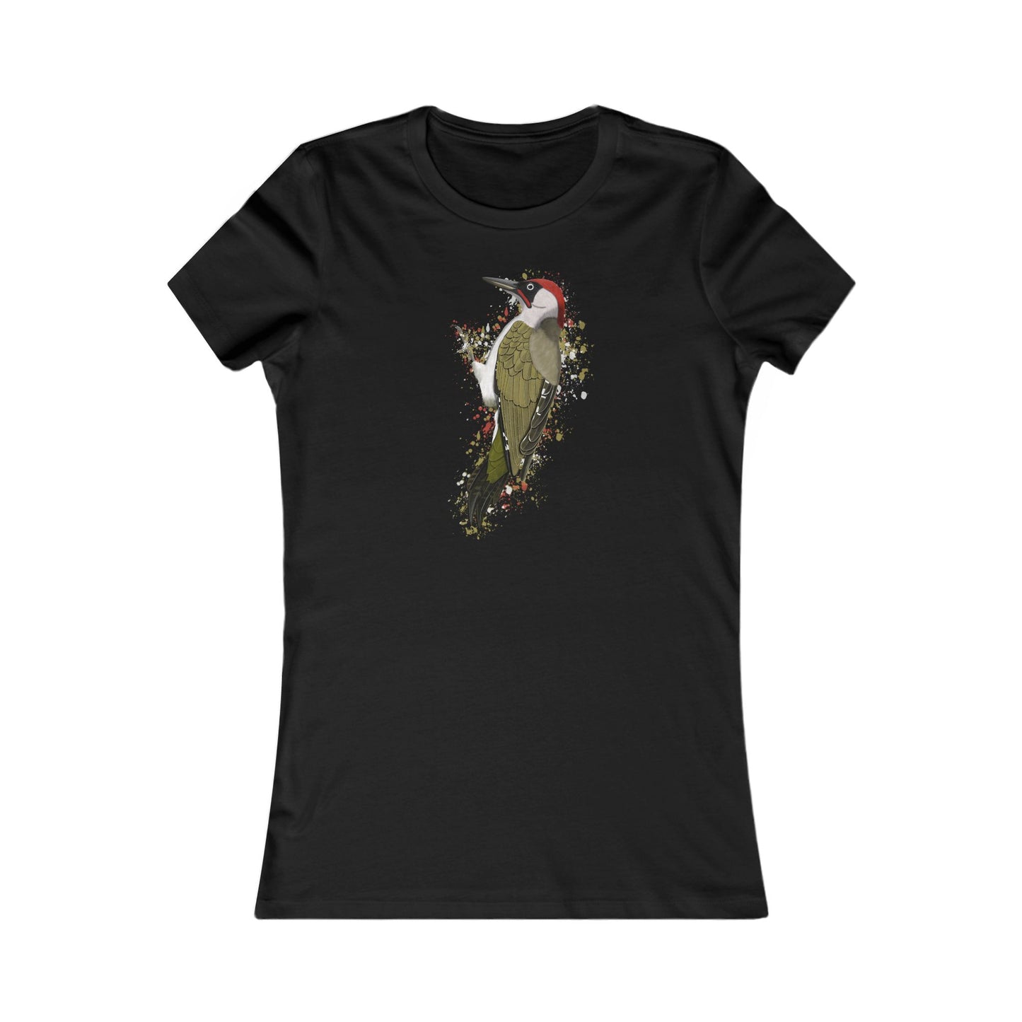 Grünspecht Vogel Frauen T-Shirt für Vogelfreundinnen