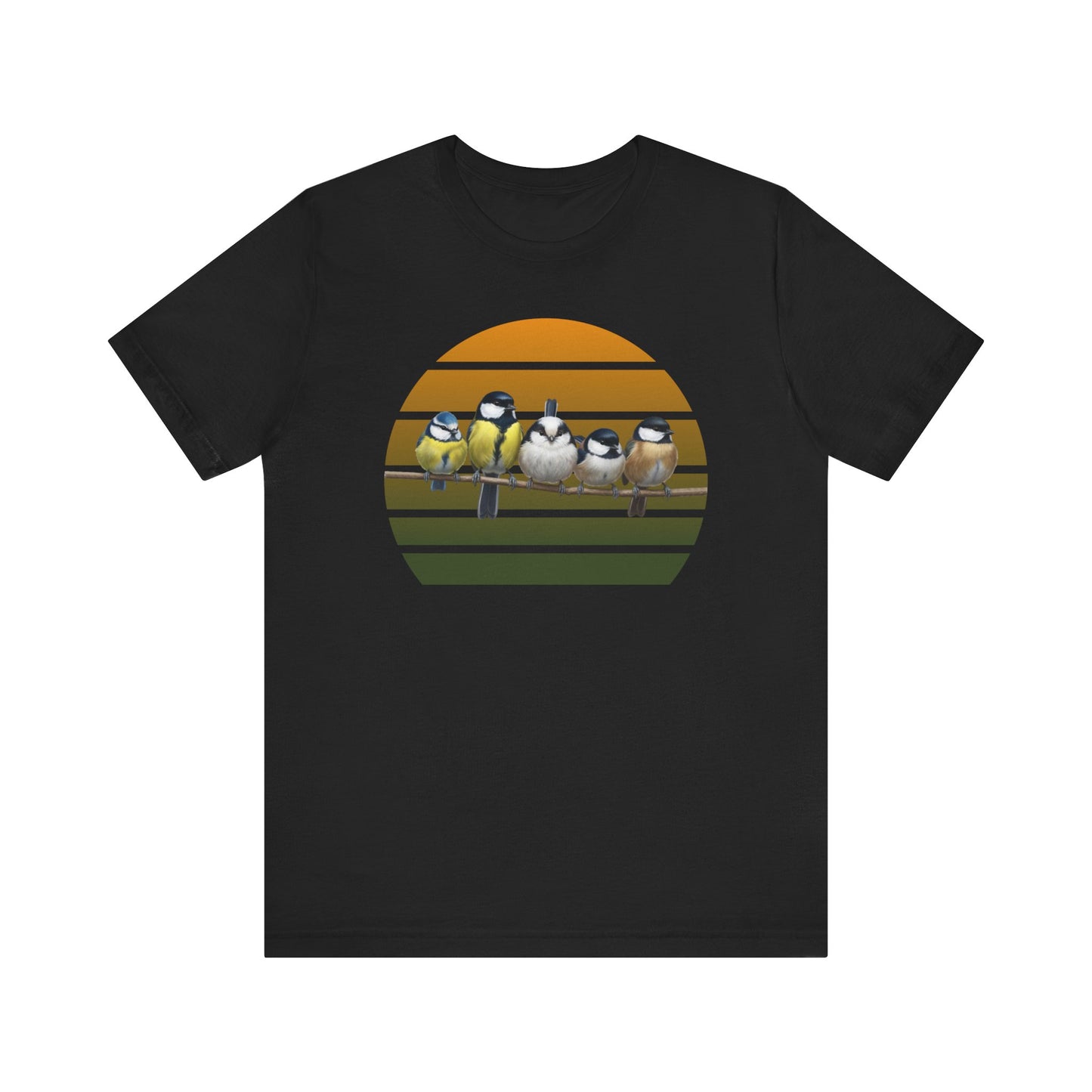 Meisen Premuim T-Shirt | Geschenk für Vogelbeobachter | jz.birds