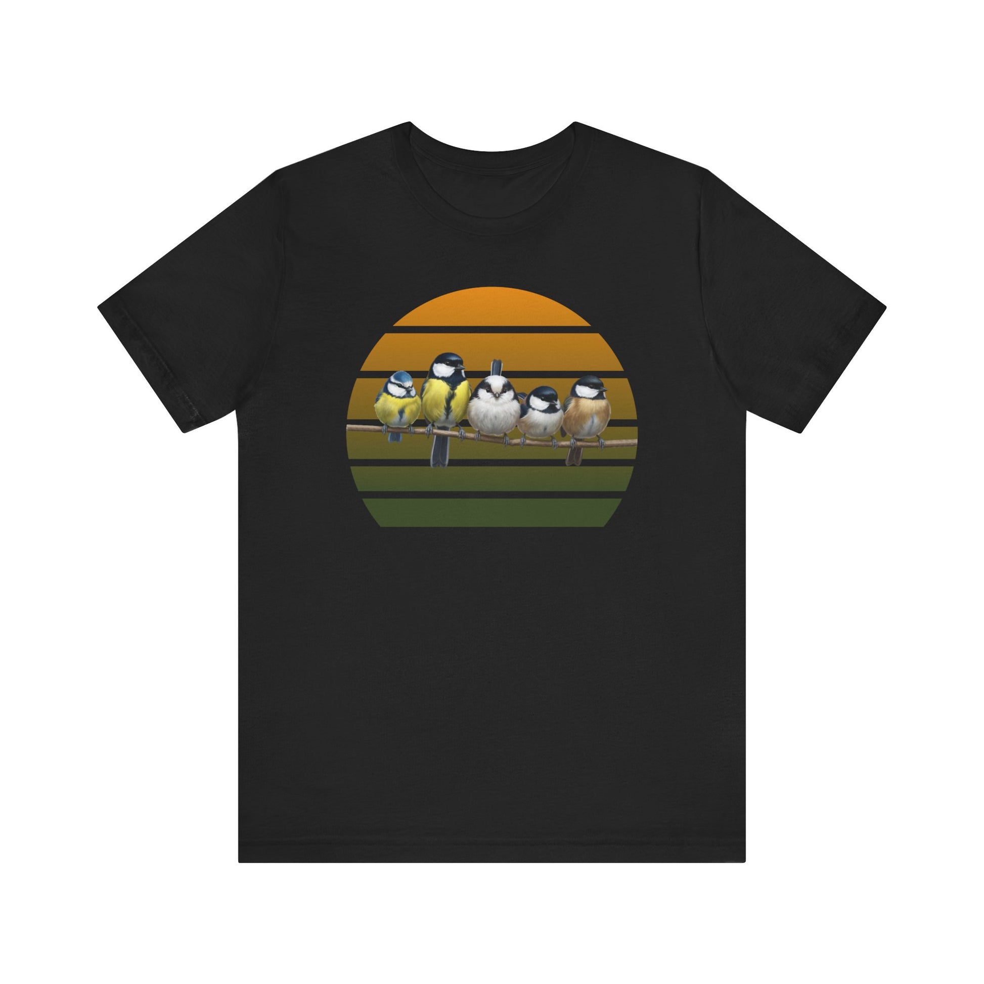 Meisen Premuim T-Shirt | Geschenk für Vogelbeobachter | jz.birds