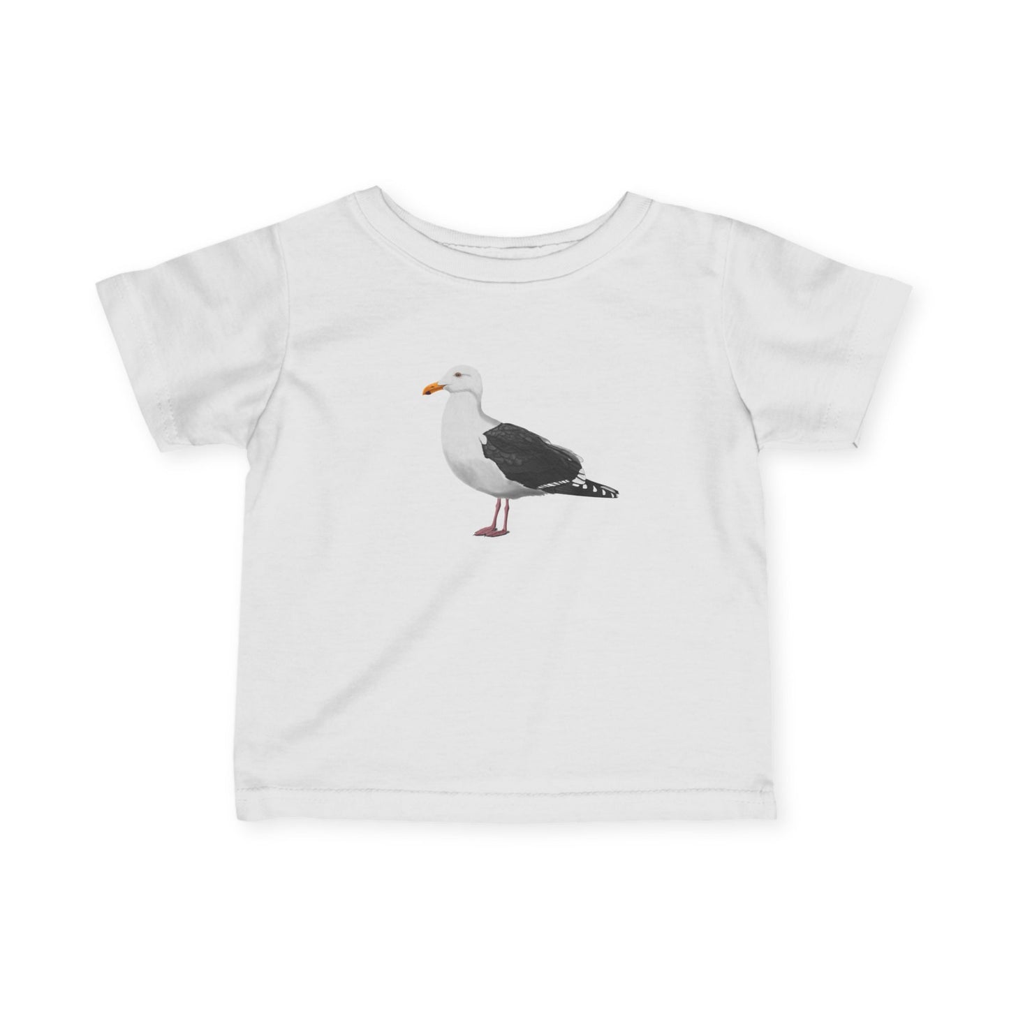 Süßes Möwe Vogel Tiermotiv T-Shirt für Babys und Kleinkinder