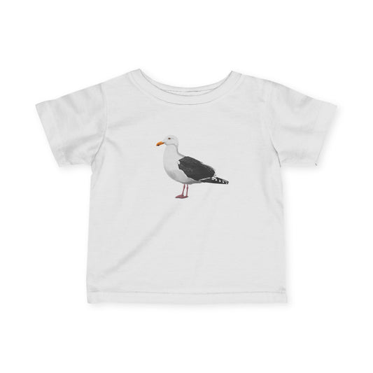 Süßes Möwe Vogel Tiermotiv T-Shirt für Babys und Kleinkinder