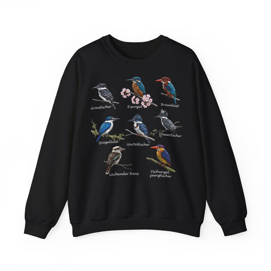 Sweatshirt mit Eisvögeln & Liesten: Lachender Hans & Co. | Vogelkunde
