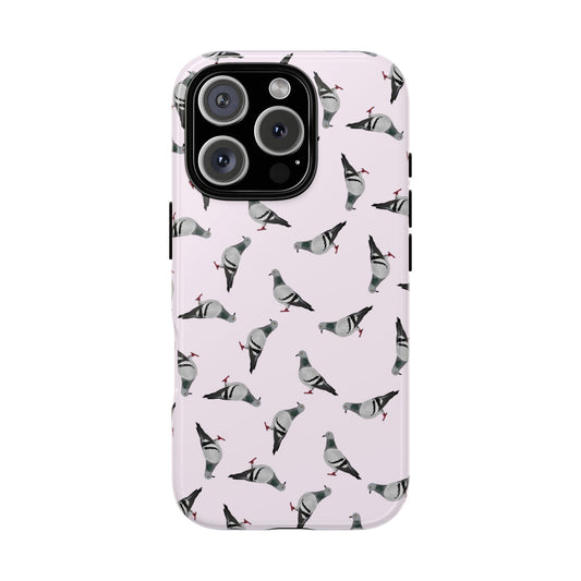 Taube Handyhülle in Rosa | Vogel-Motiv für iPhone & Google Pixel