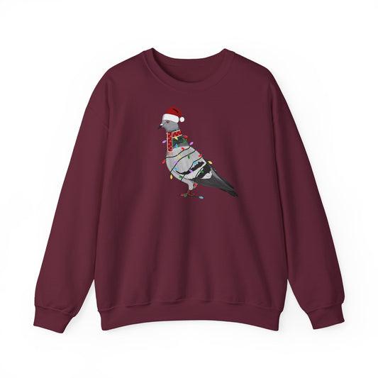 Taube Weihnachts-Sweatshirt | Unisex Vogel Sweater für Vogelfreunde & Vogelbeobachter