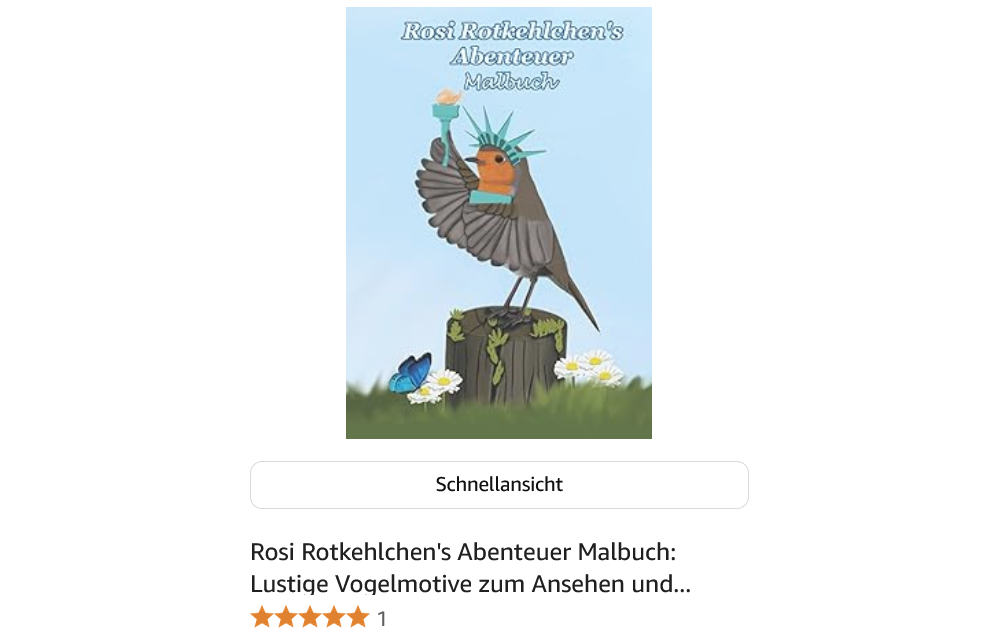 lustiges vogel rotkehlchen malbuch für kinder