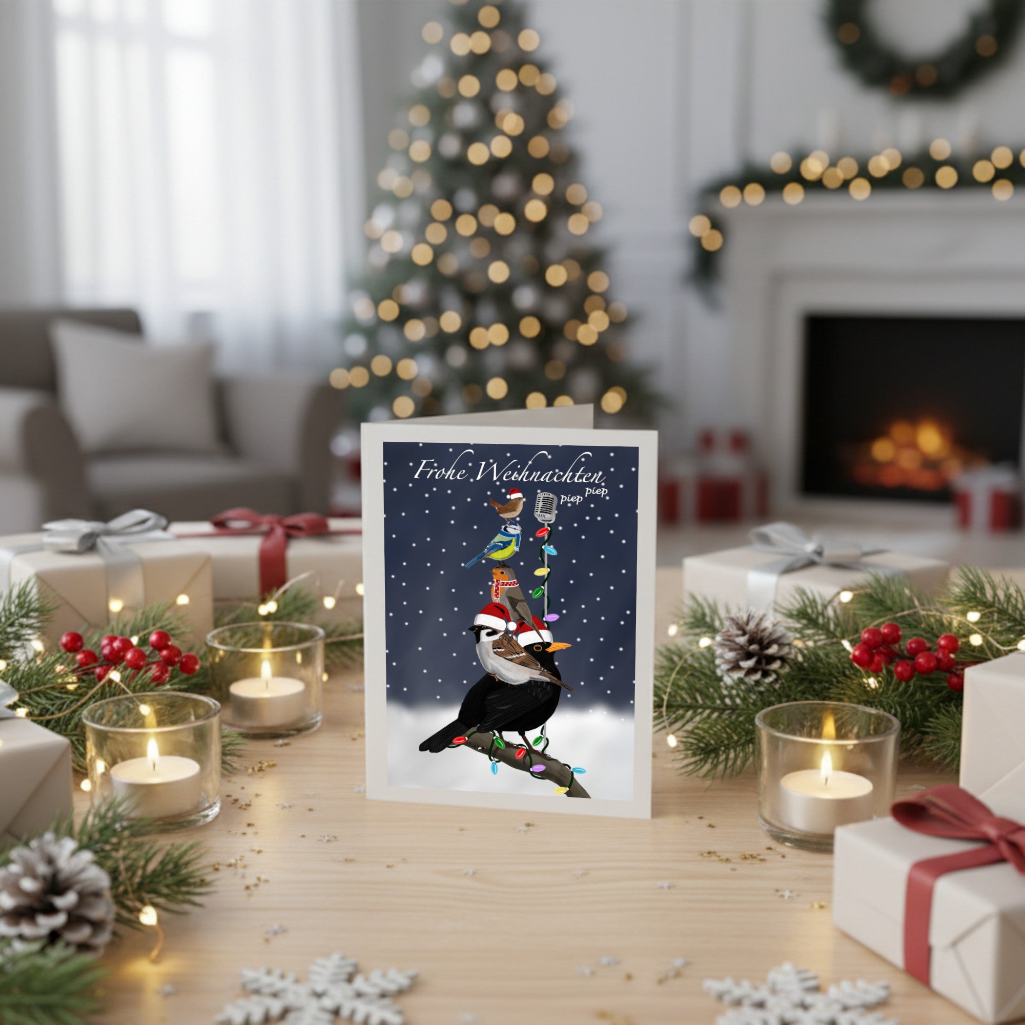 weihnachtenkarte_mit_vogelmotiv_vogel_amsel_rotkehlchen_blaumeise